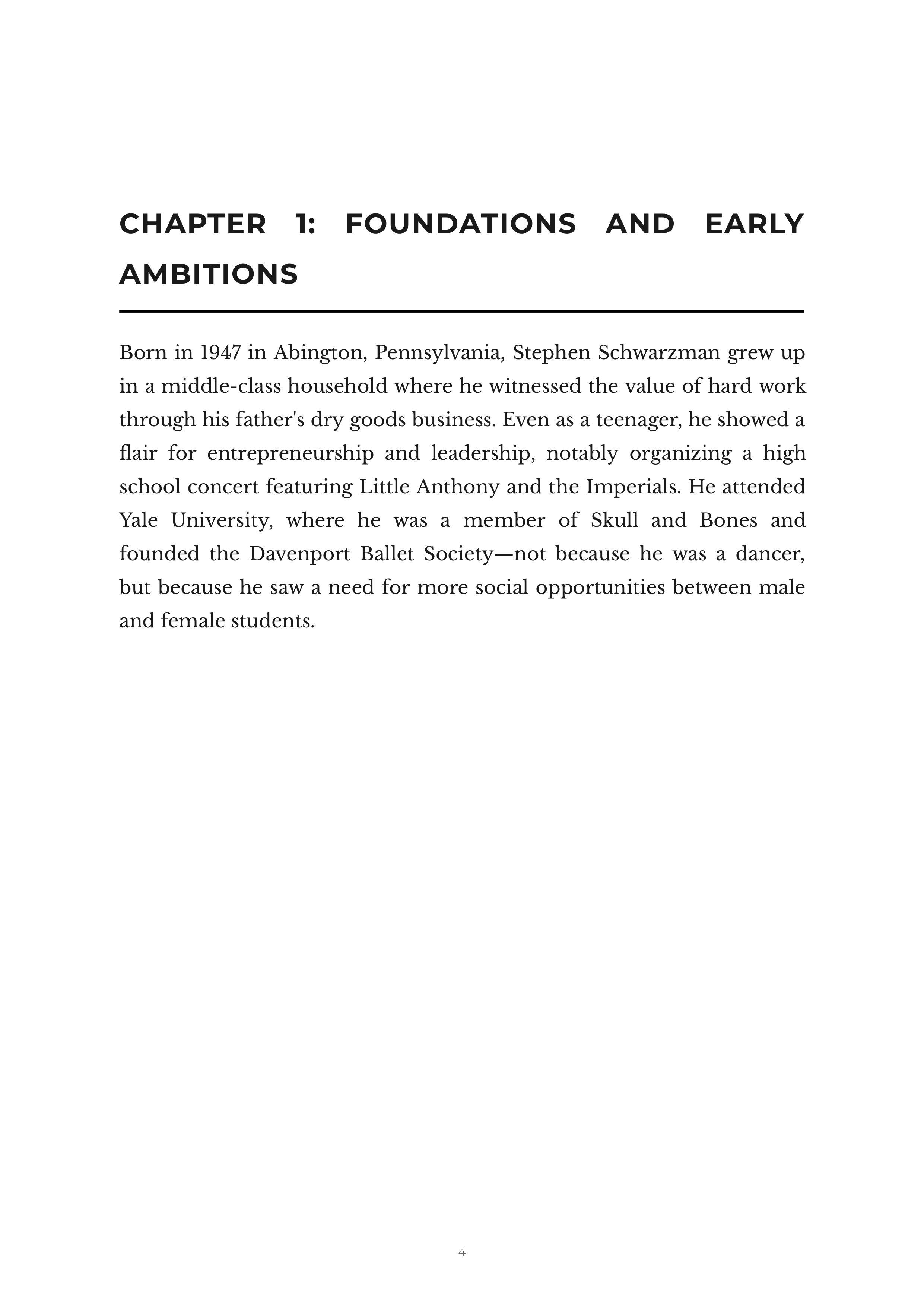 What It Takes by Stephen Schwarzman Blackstone Founder Autobiography — page 4