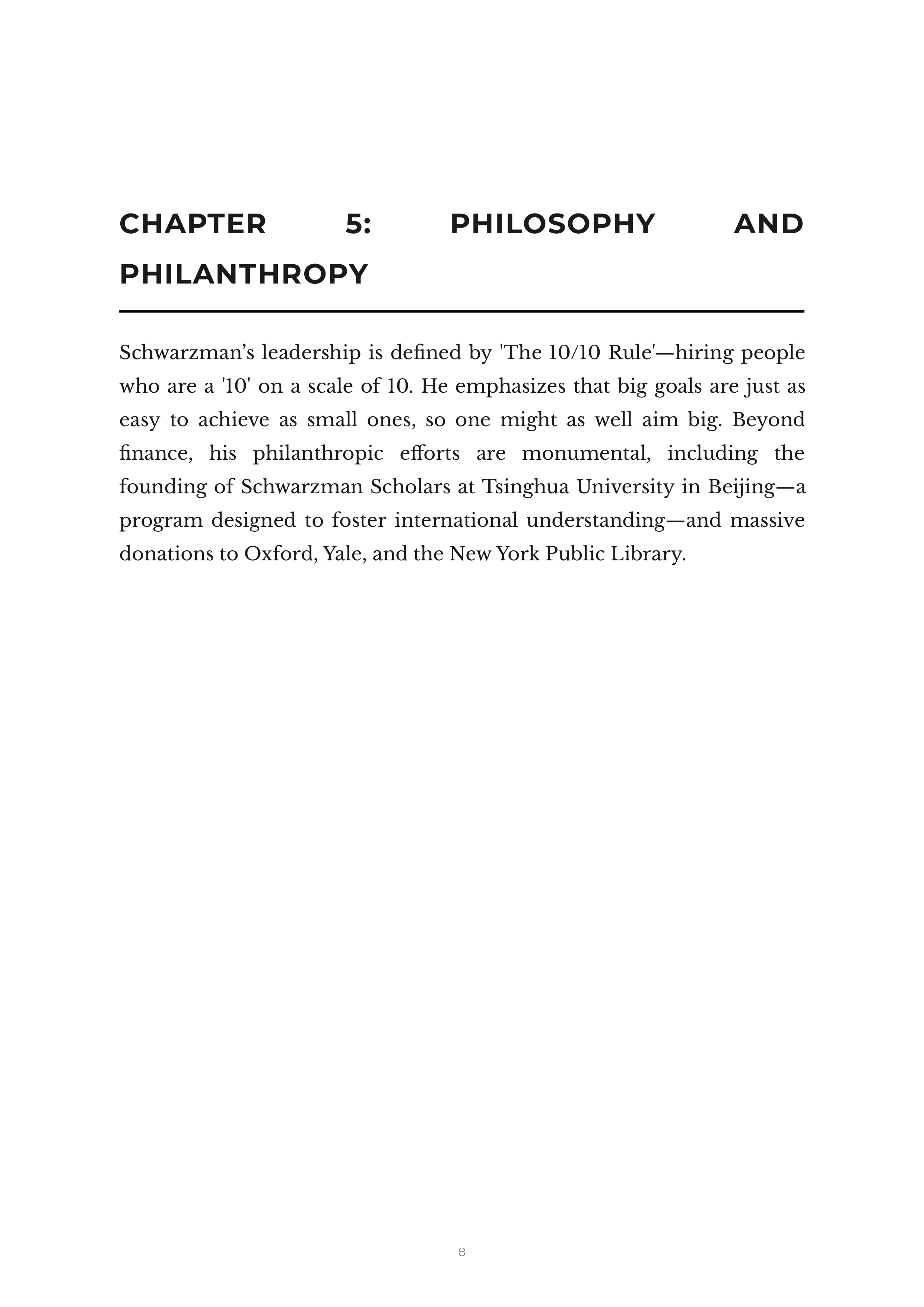 What It Takes by Stephen Schwarzman Blackstone Founder Autobiography — page 8