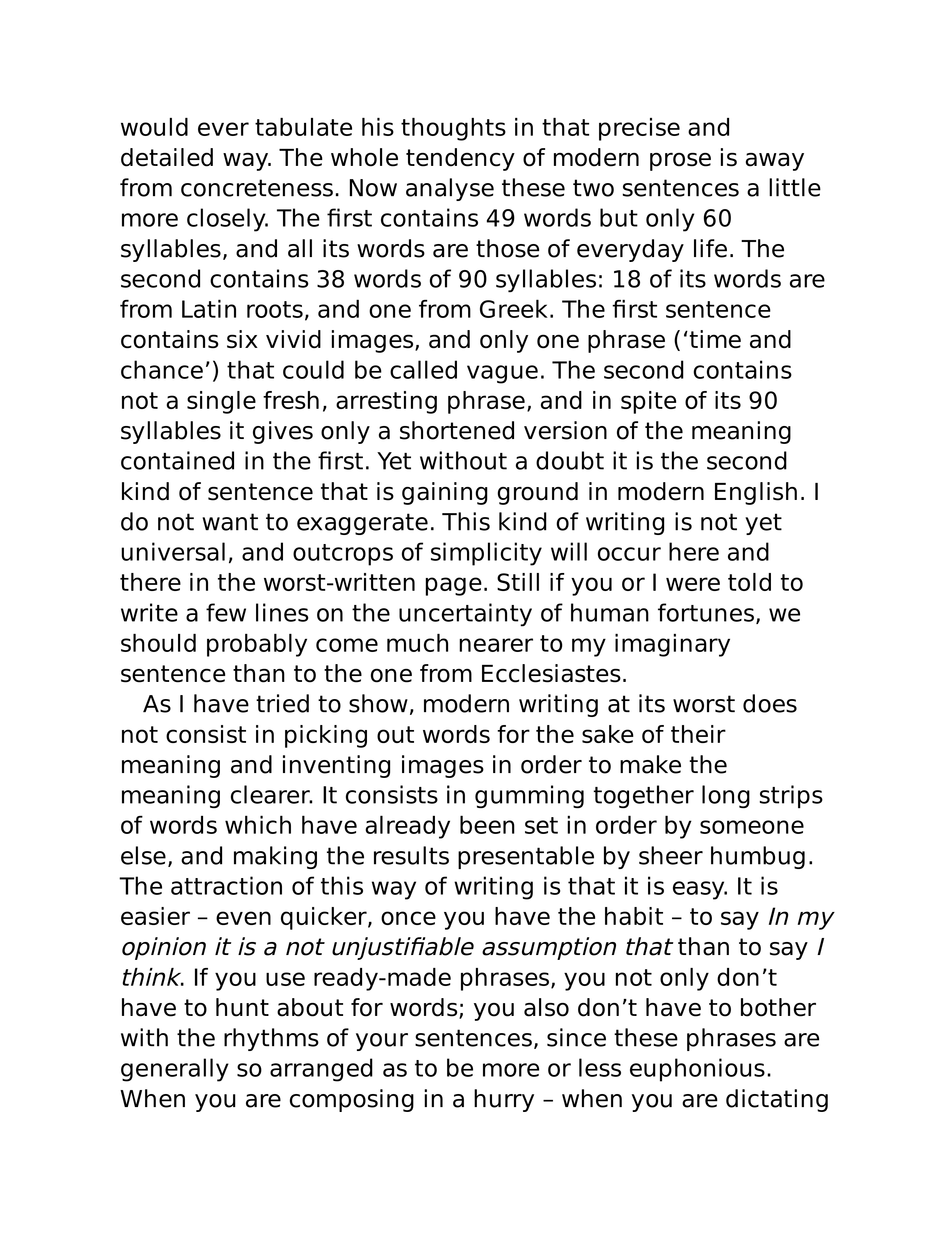 Why I Write Essay — page 104