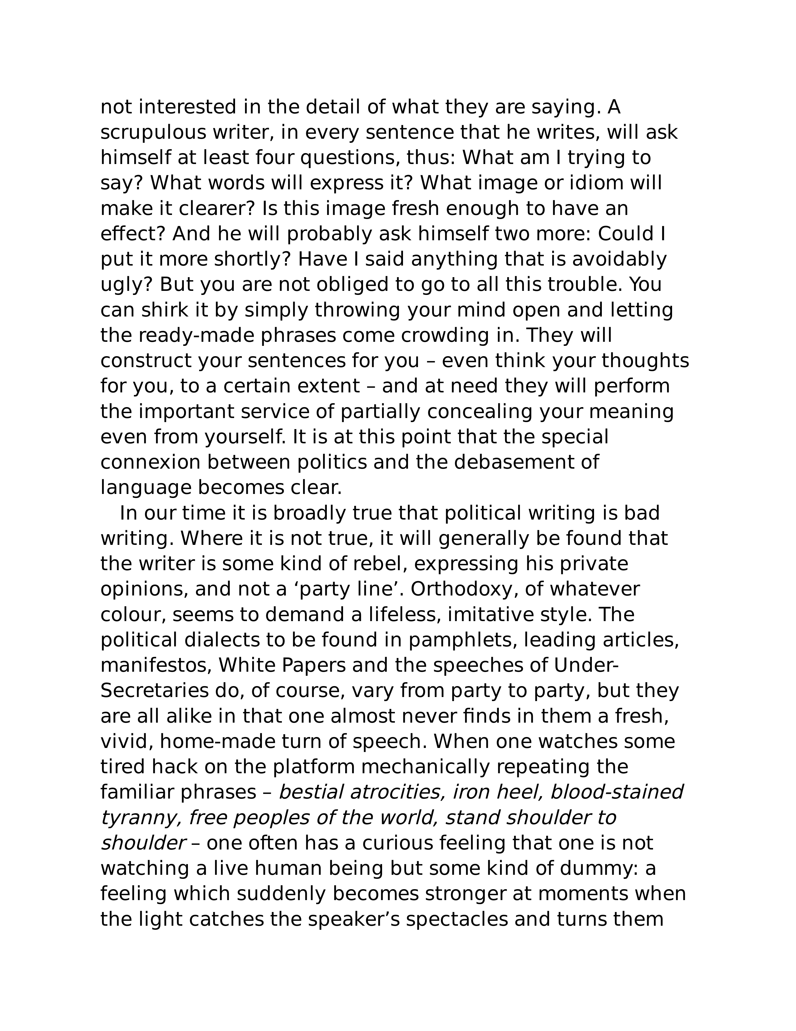 Why I Write Essay — page 106