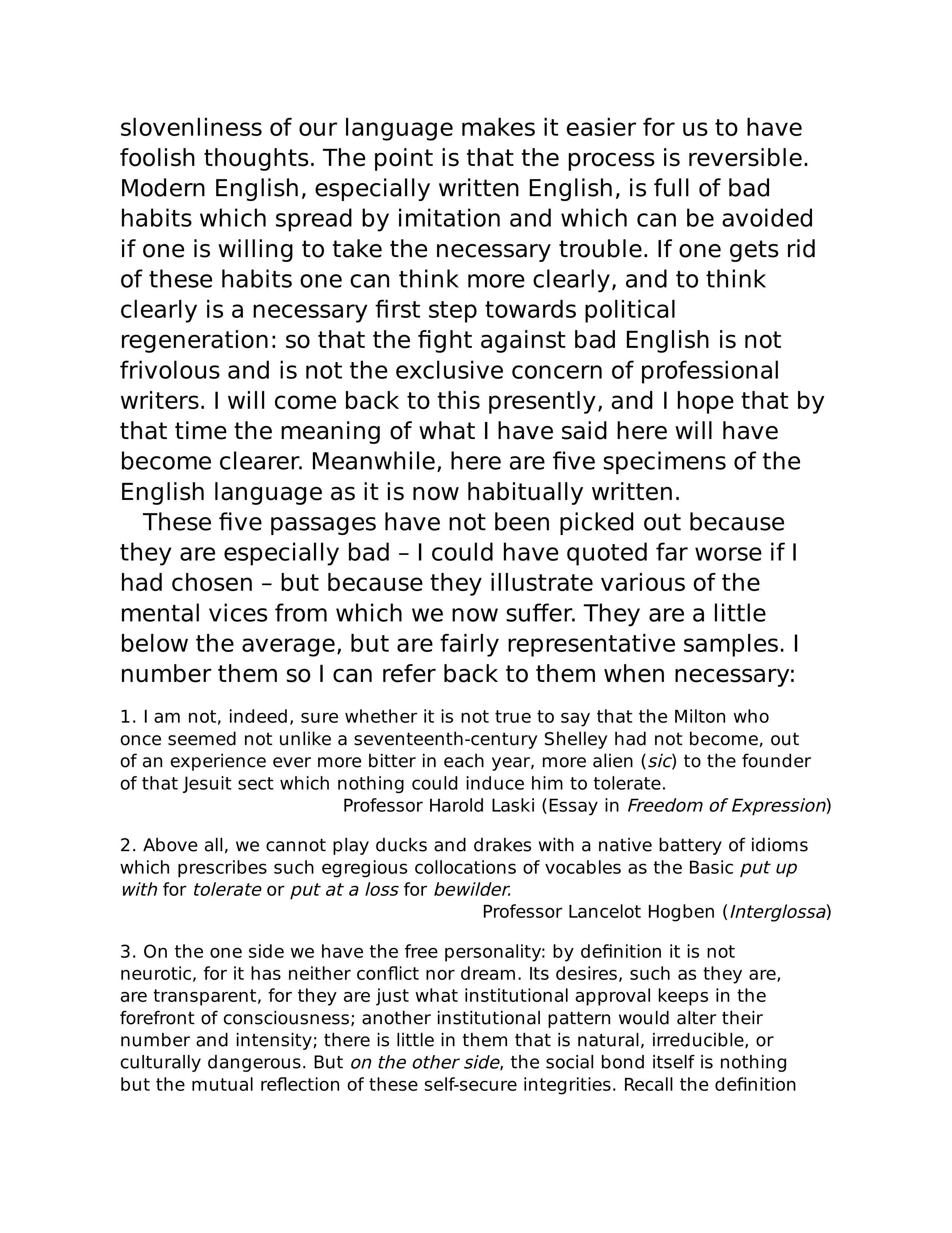 Why I Write Essay — page 97