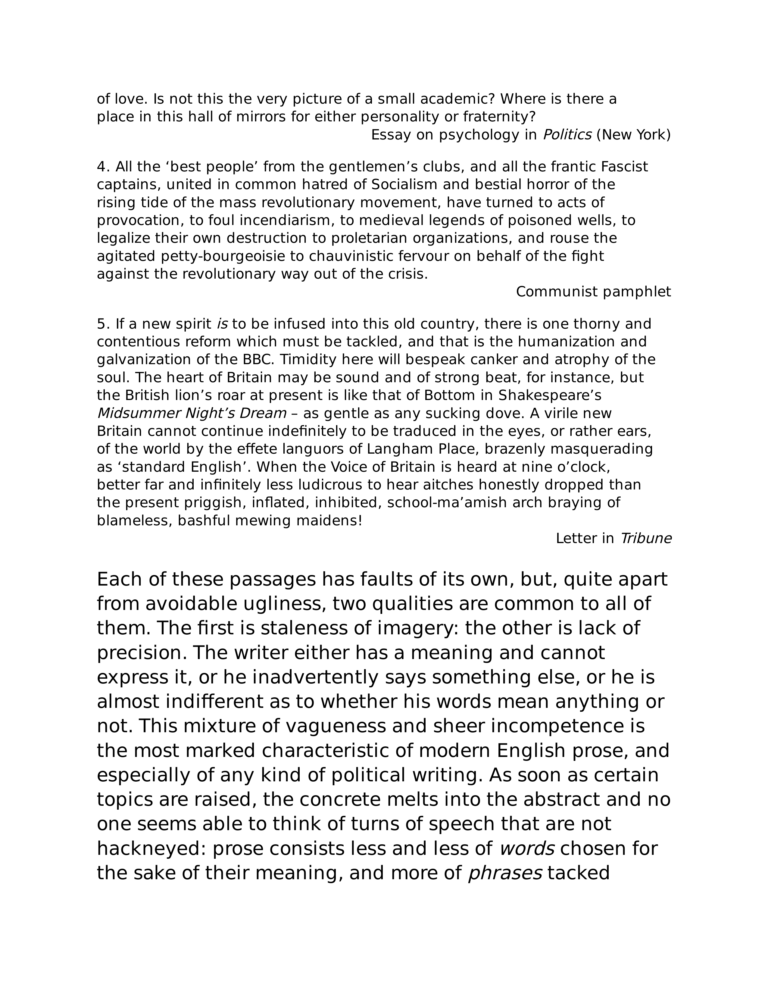 Why I Write Essay — page 98