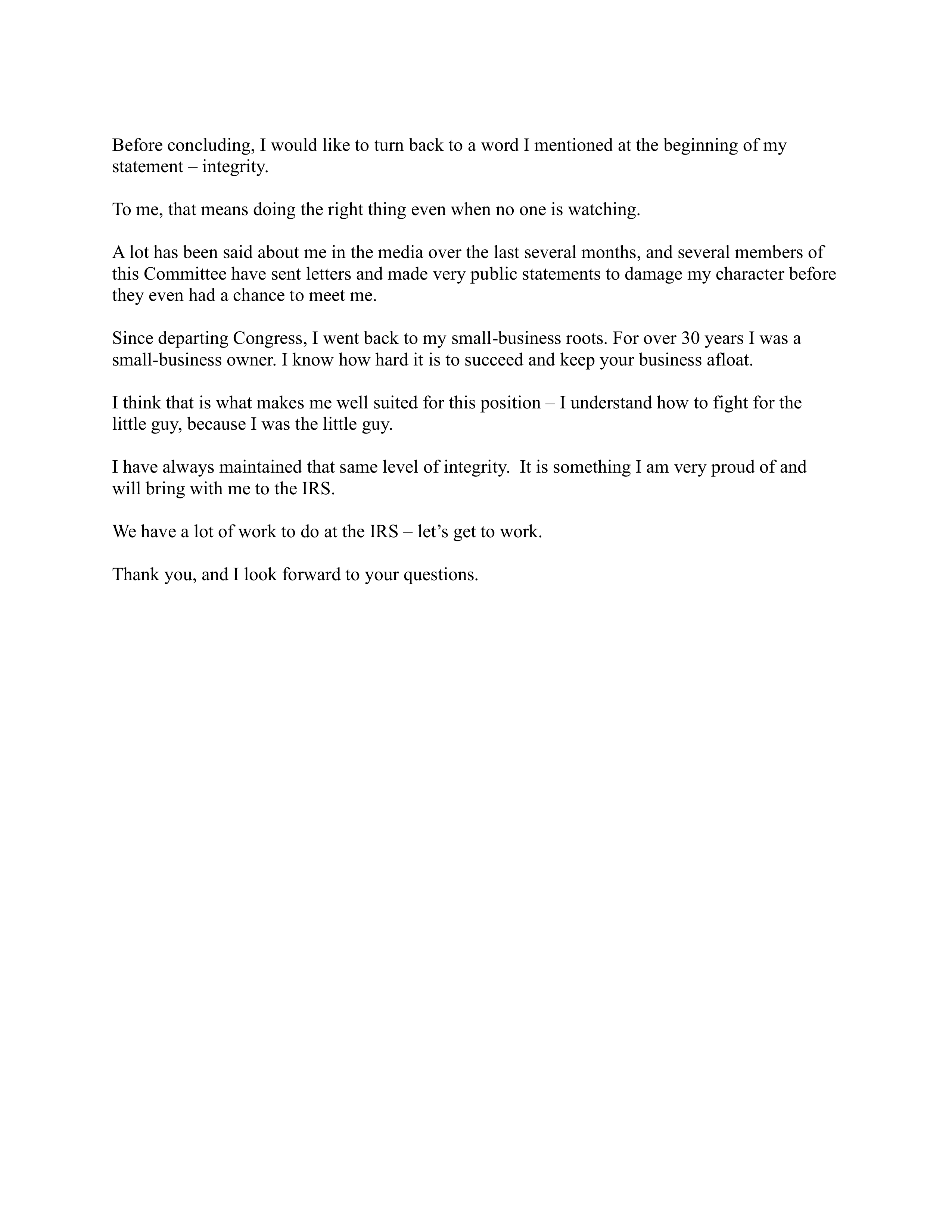 William Long IRS Opening Statement — page 2
