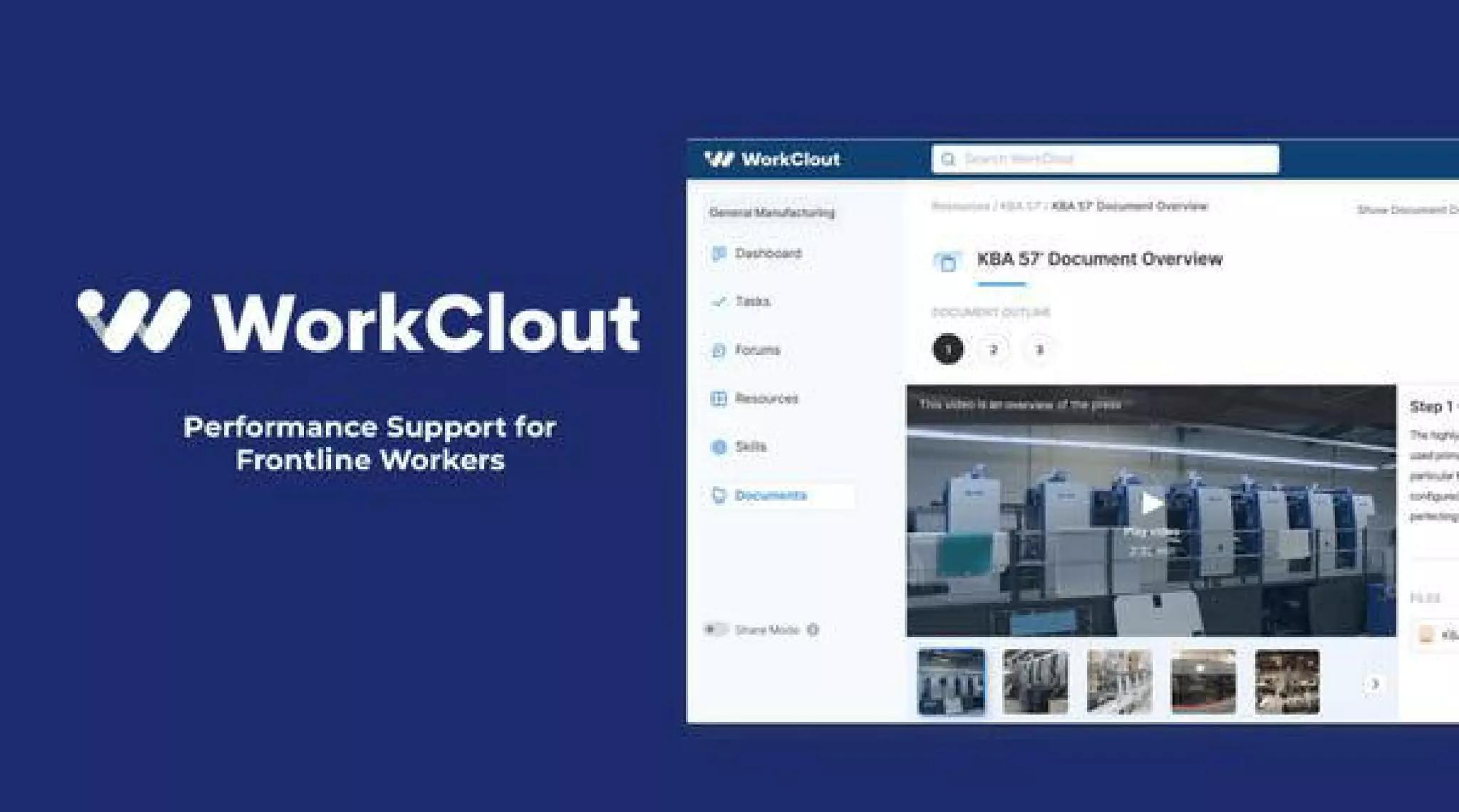 WorkClout Pitch Deck — page 1