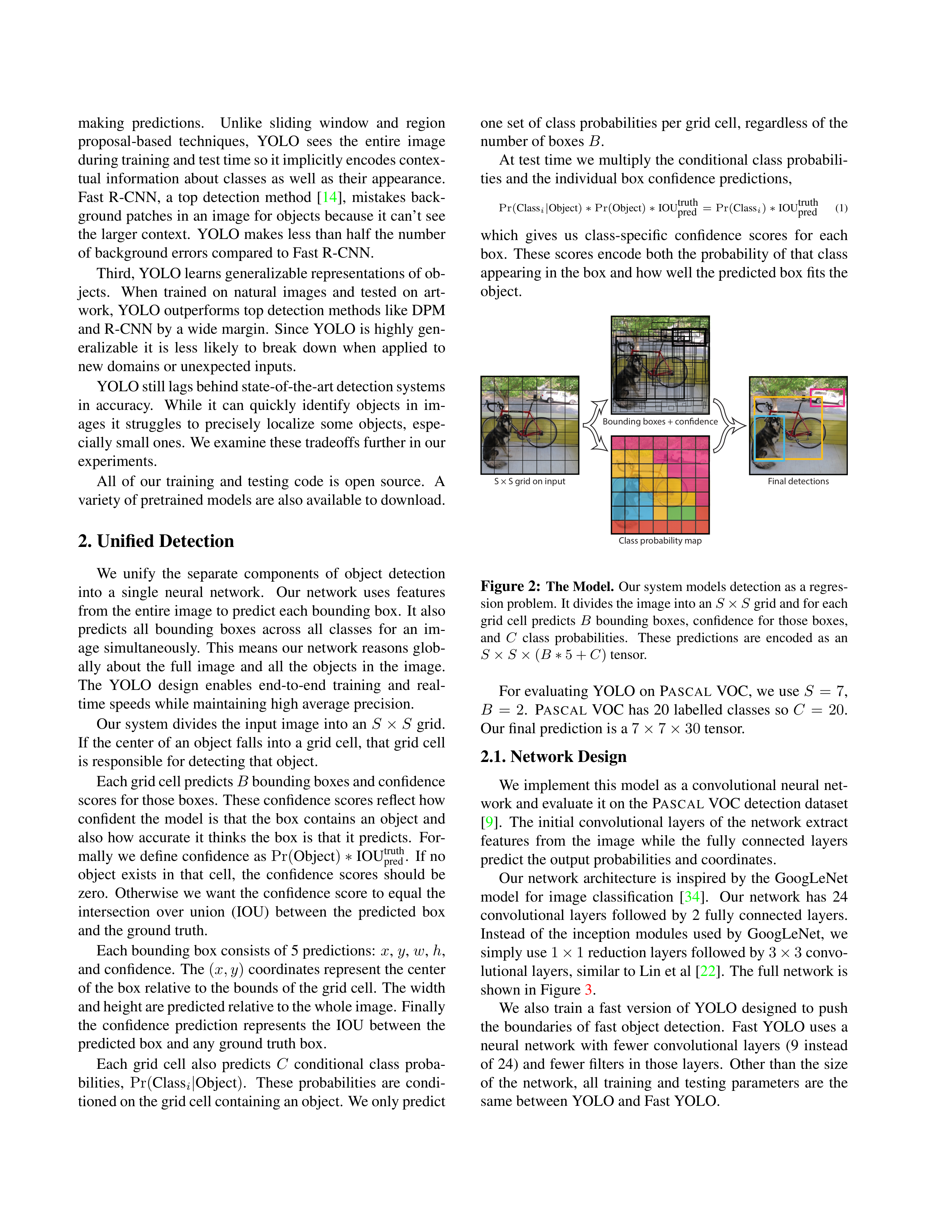 YOLO: Real-Time Object Detection Research Paper by Washington University — page 2