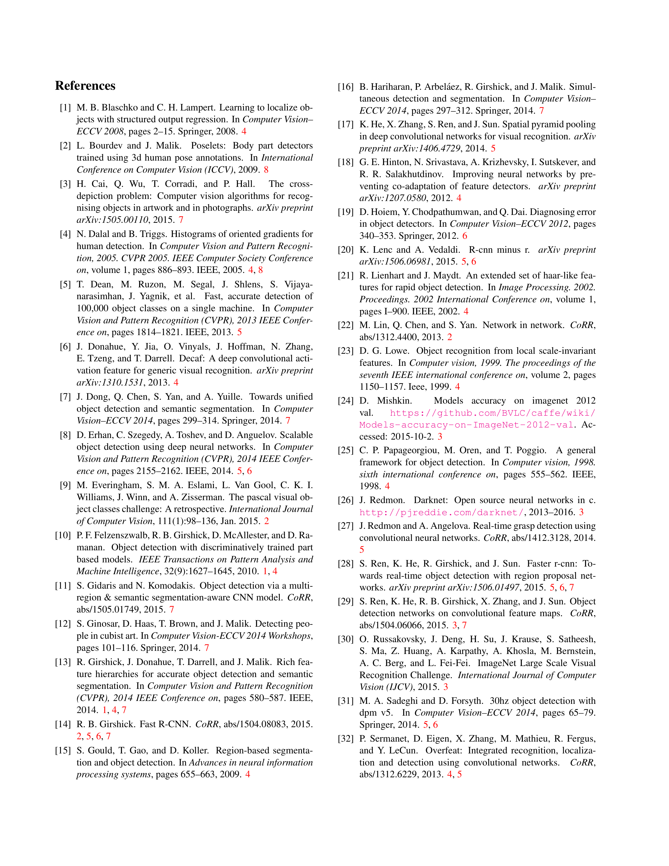 YOLO: Real-Time Object Detection Research Paper by Washington University — page 9