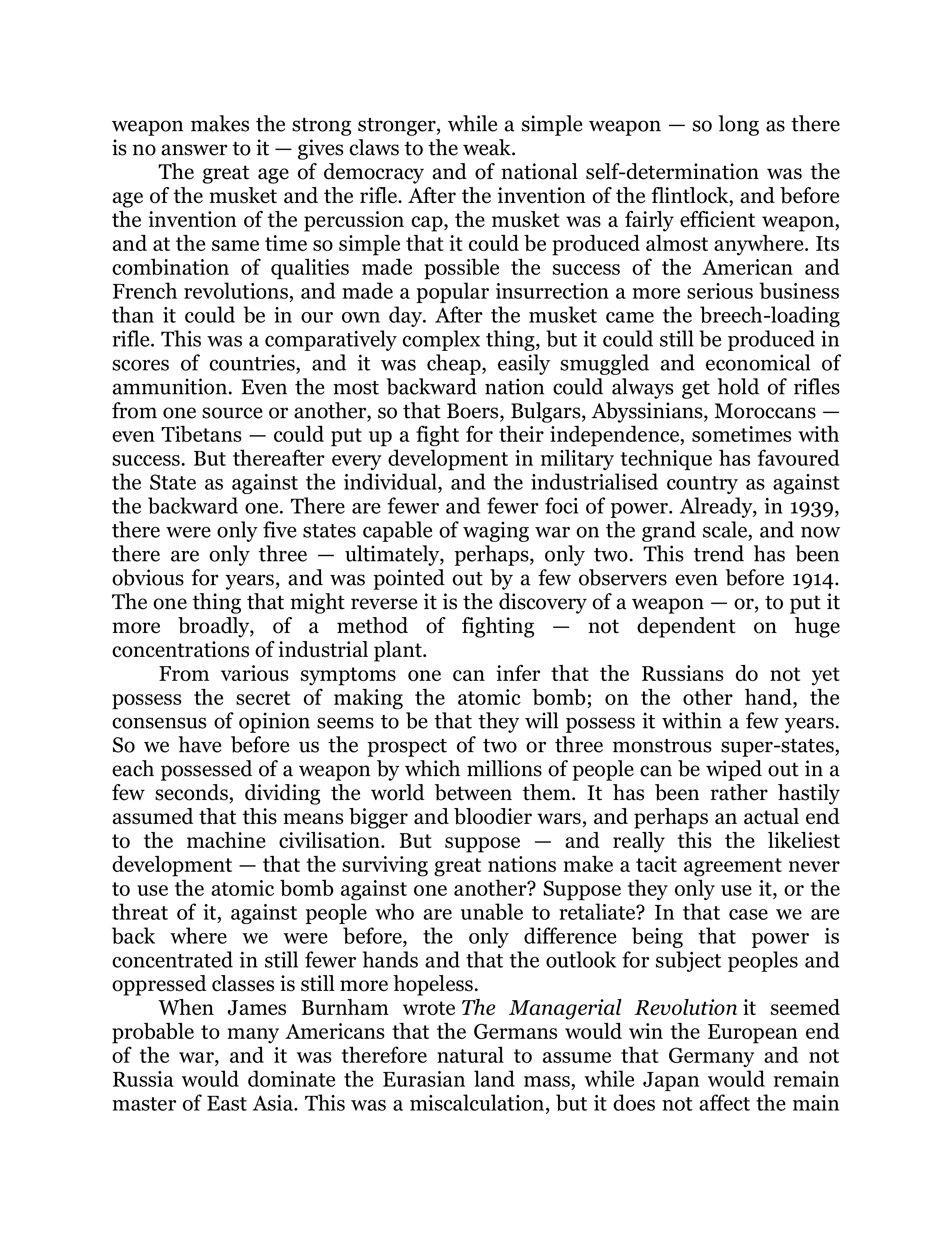 You and the Atom Bomb Essay — page 2