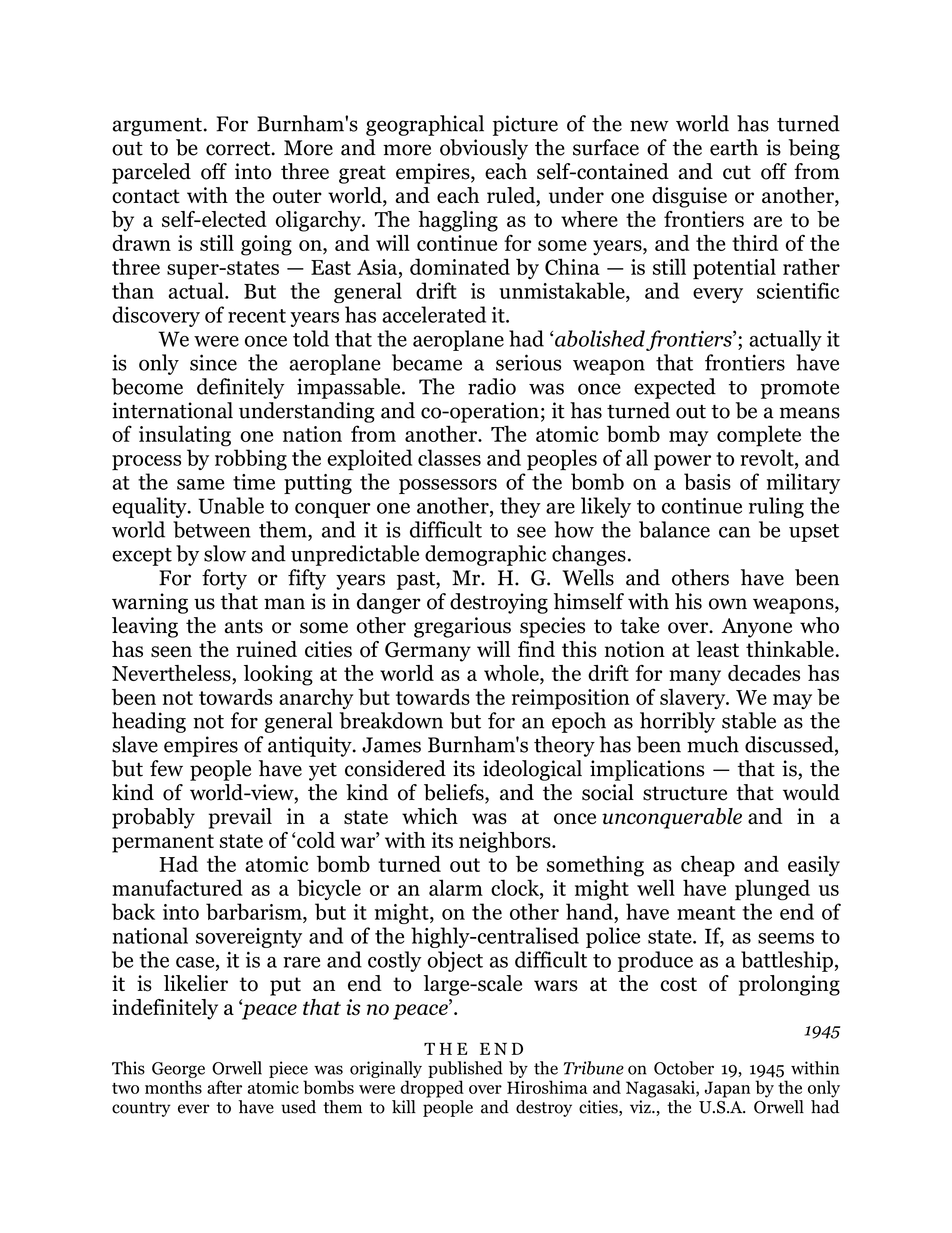 You and the Atom Bomb Essay — page 3