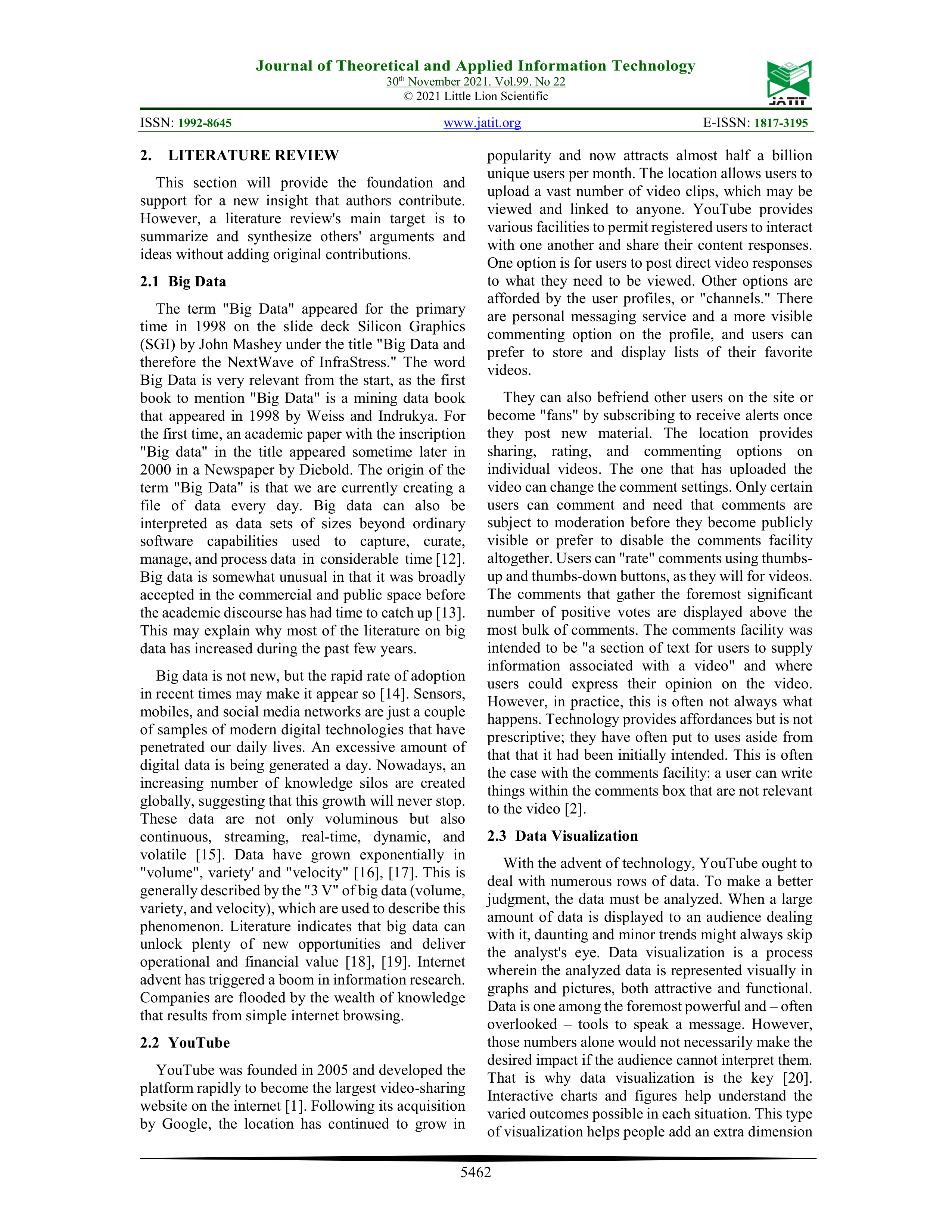 YouTube Data Visualization — page 3