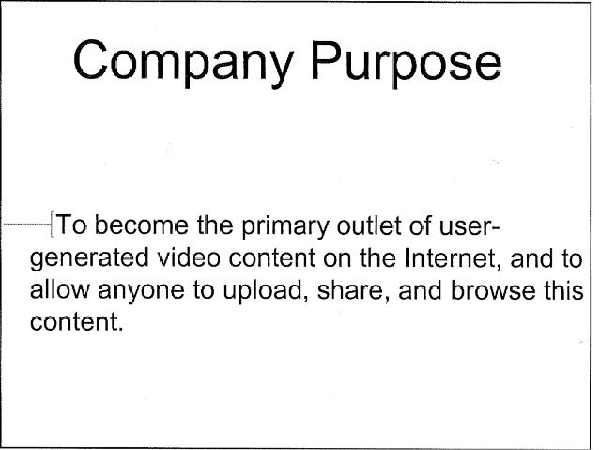 Youtube Pitch Deck — page 2