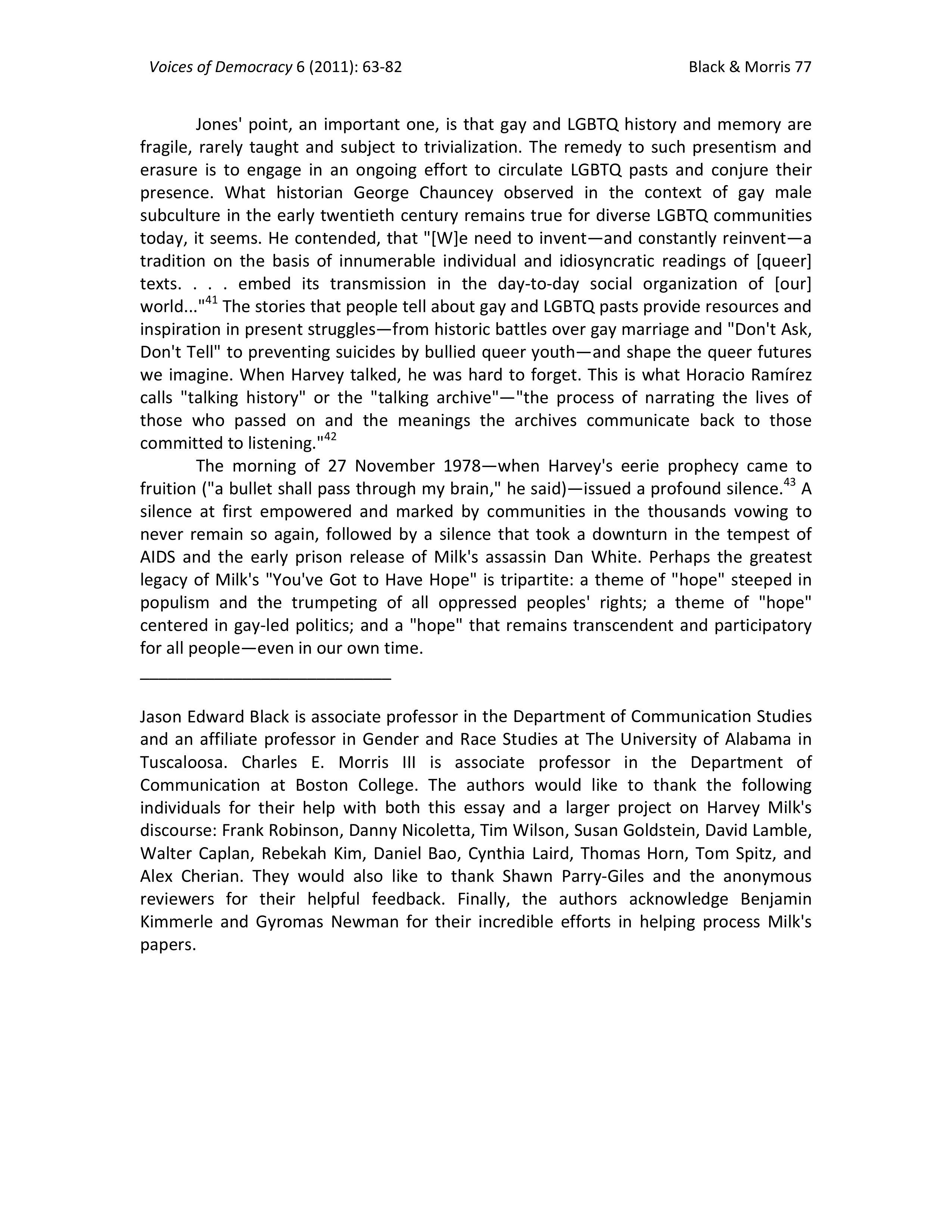 You've Got to Have Hope Essay — page 15