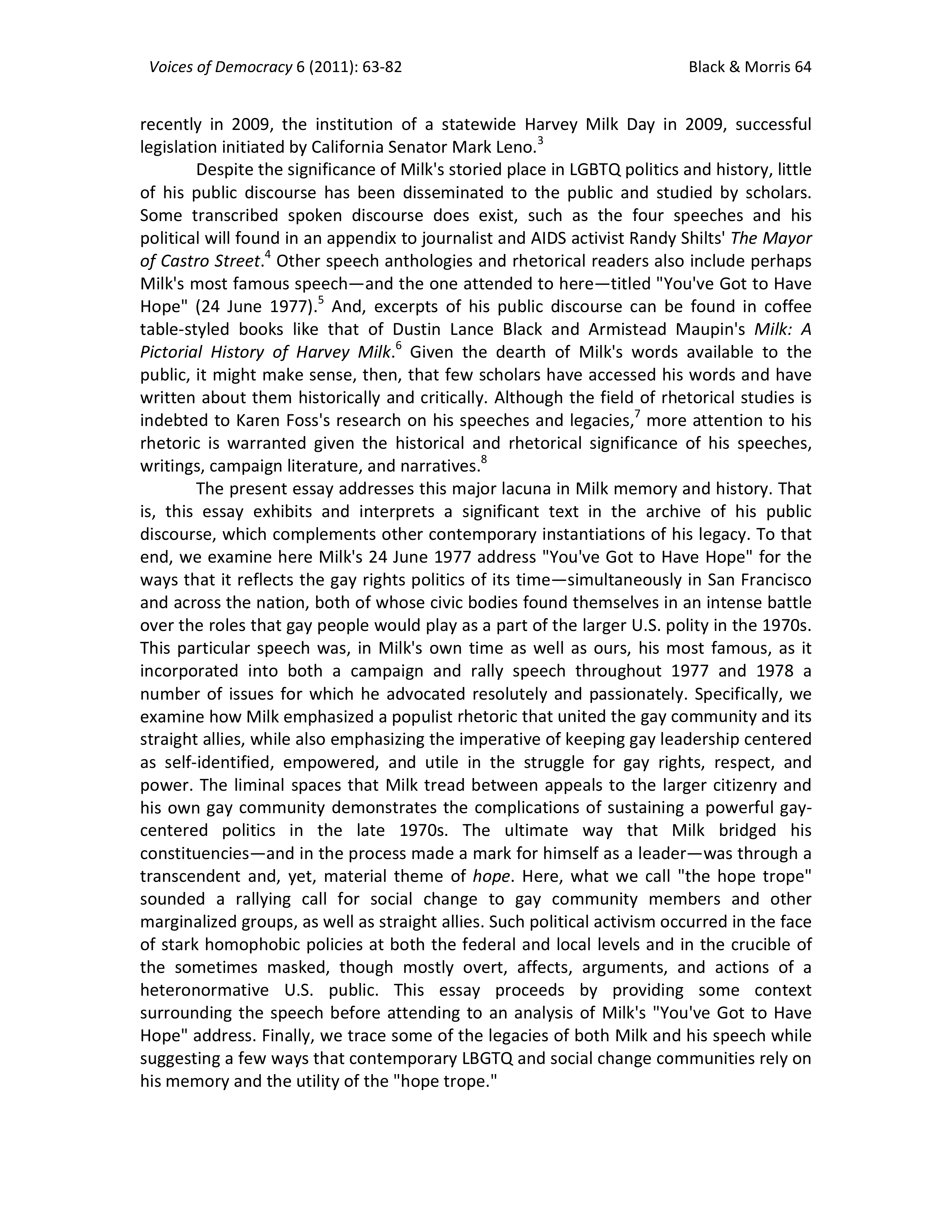 You've Got to Have Hope Essay — page 2