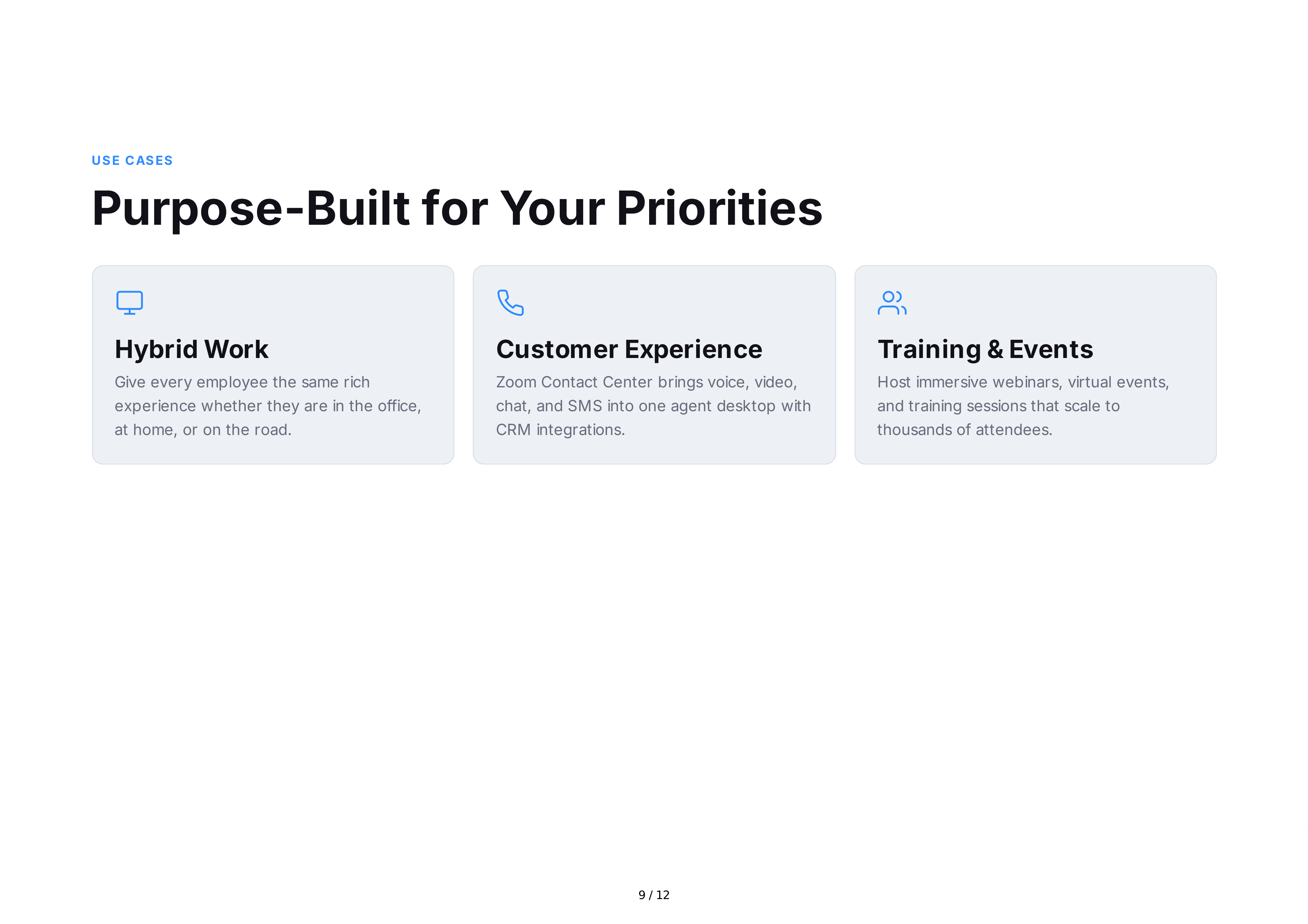 Zoom Sales Pitch Presentation — page 9