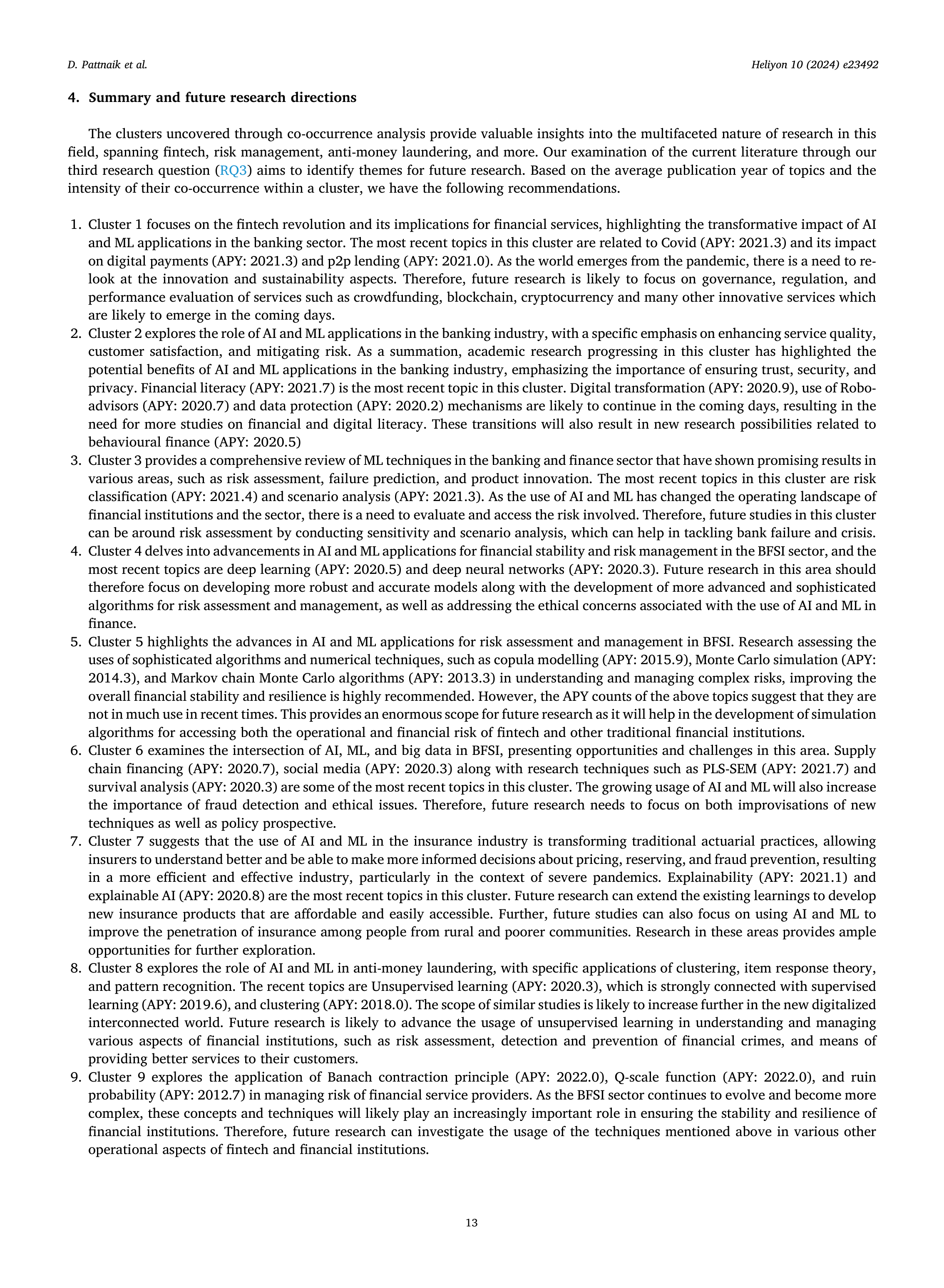 Artificial Intelligence Applications in Finance services — page 13