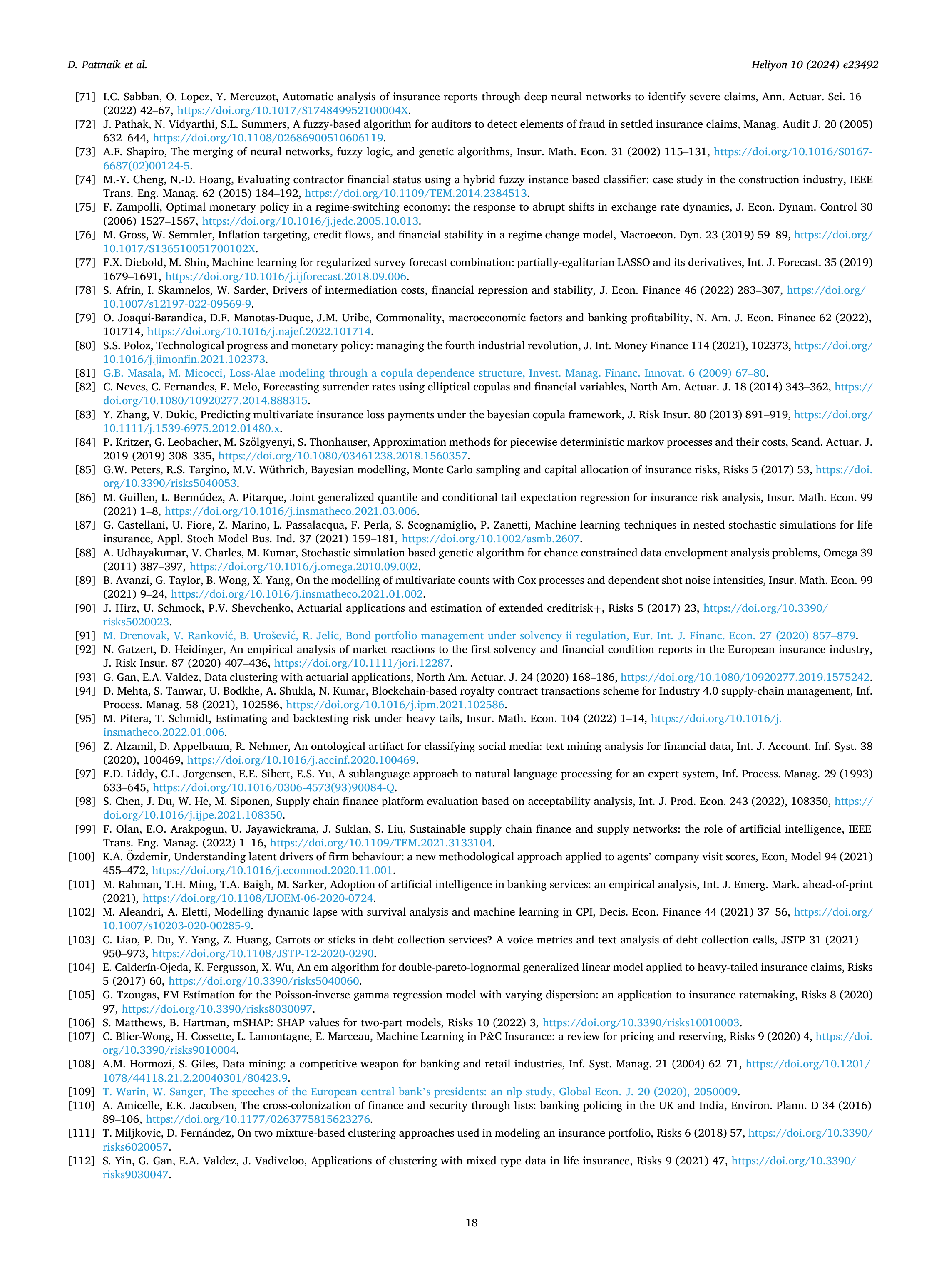 Artificial Intelligence Applications in Finance services — page 18