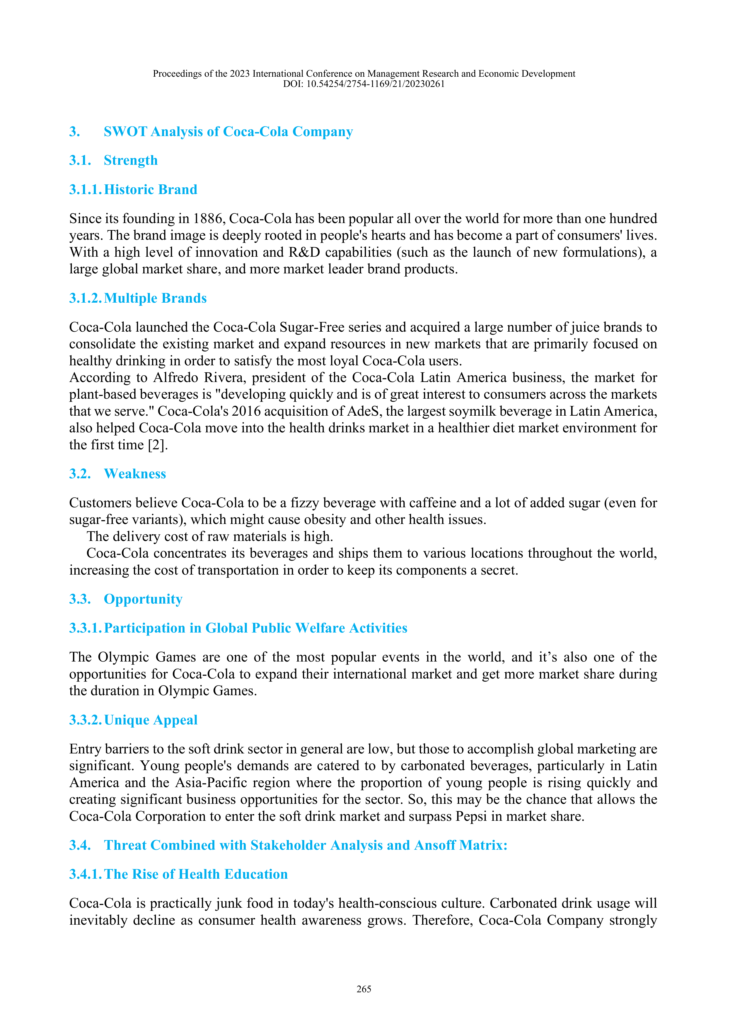 Coca Cola Marketing Strategy — page 3