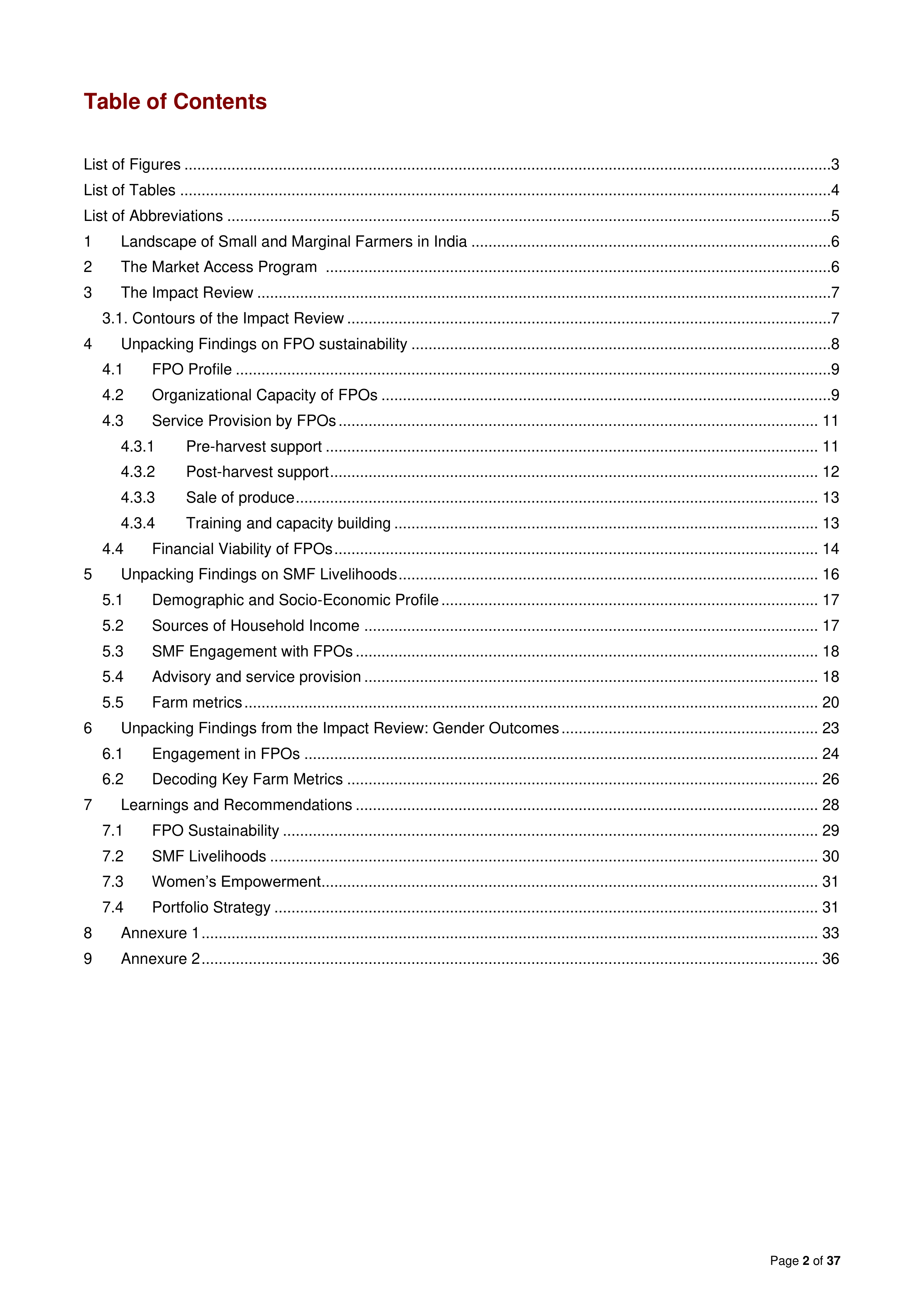 Walmart India Market Access Impact Report — page 2