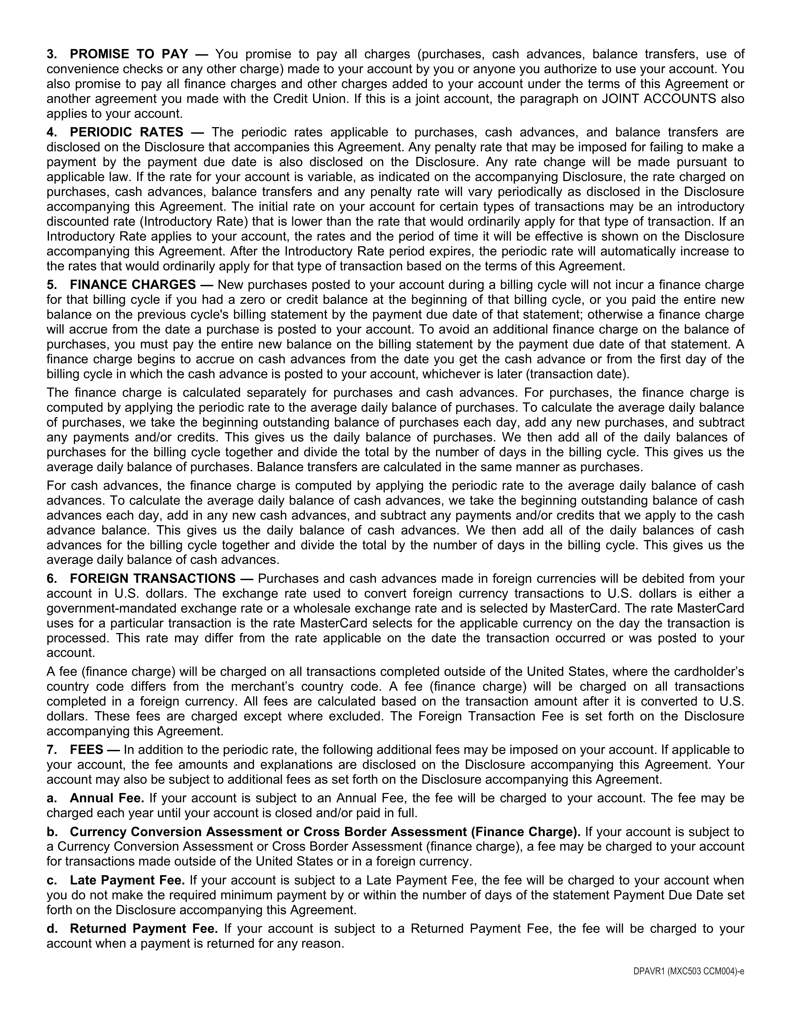 Merchant Direct Mastercard Agreement — page 2