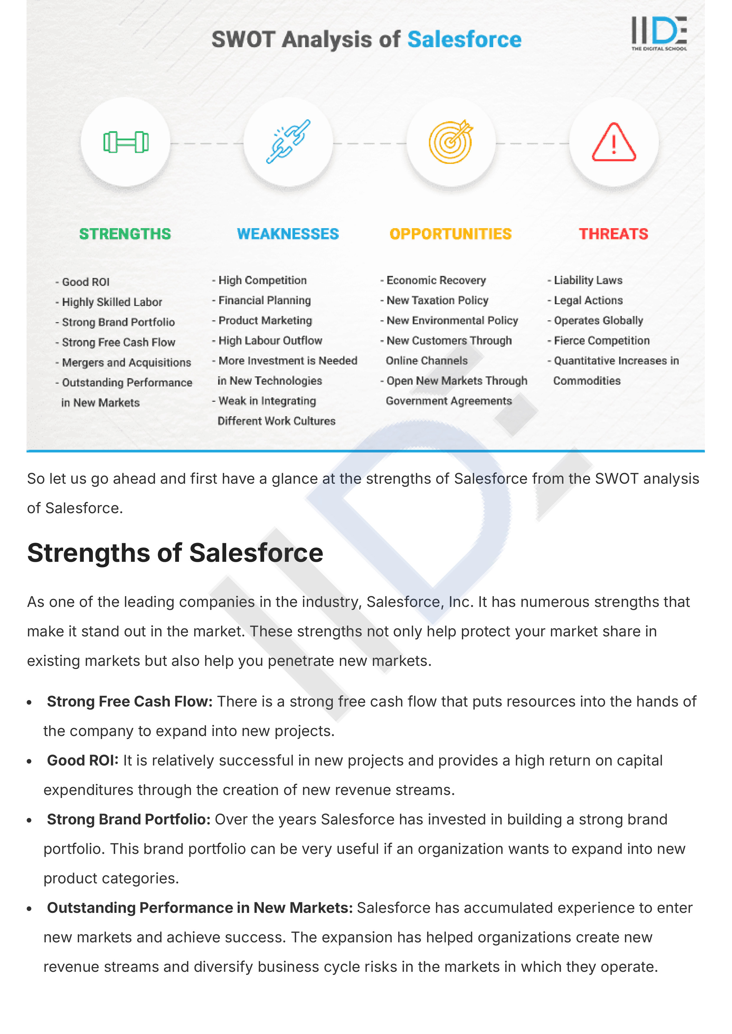 Salesforce Swot Analysis  — page 5