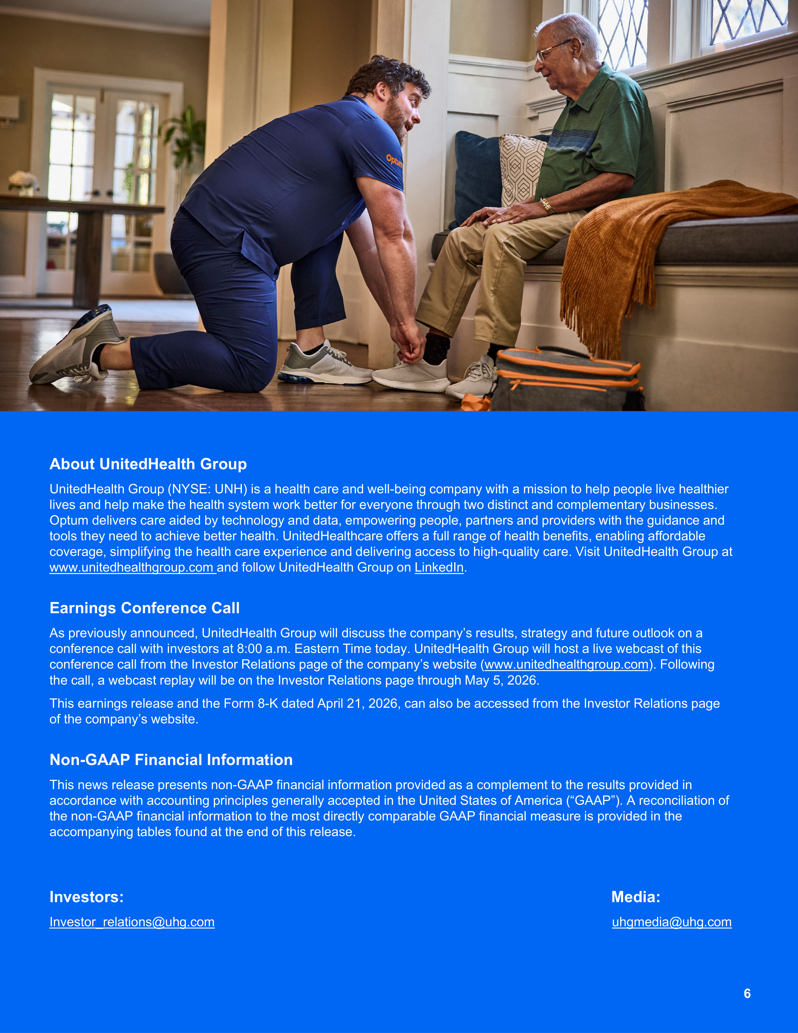 UnitedHealth Group Q1 Report — page 6